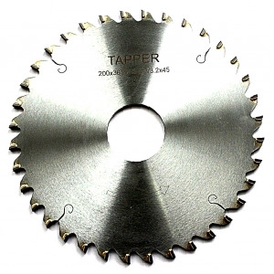 Пильный диск алмазный 200х45_4.3-5.3/3.2 z=36 подрезной на Holzma TR204536PCD TAPPER