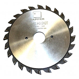 Пильный диск алмазный подрезной 120х20_2.8-3.6 z=12+12 TRP1220PCD TAPPER