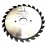 Пильный диск алмазный подрезной 120х22х2.8-3.6 z=12+12 TRP1222PCD TAPPER