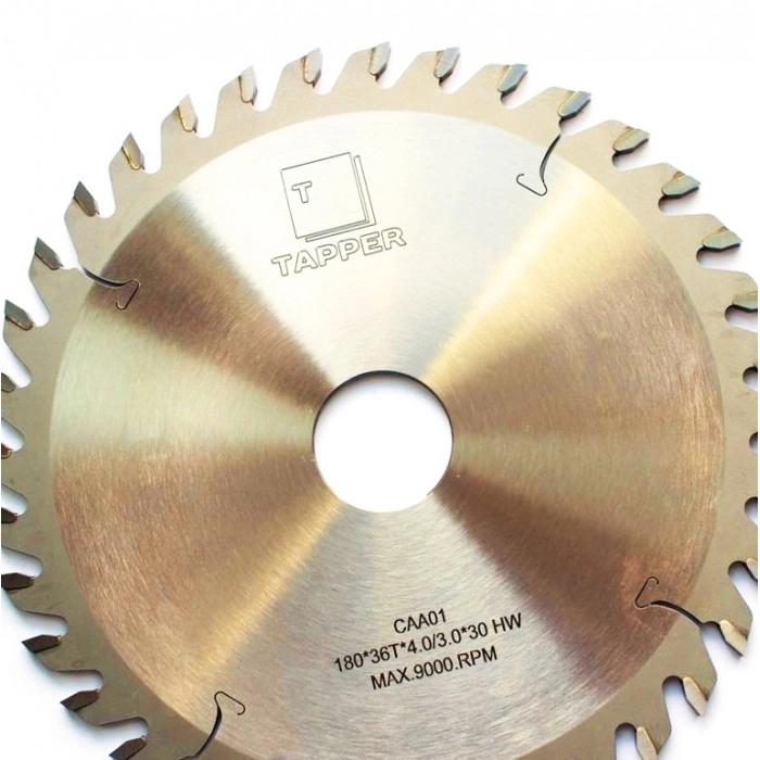 Пильный диск 180х30_4.0/3.0 z36 WZ пазовый TR180336 TAPPER