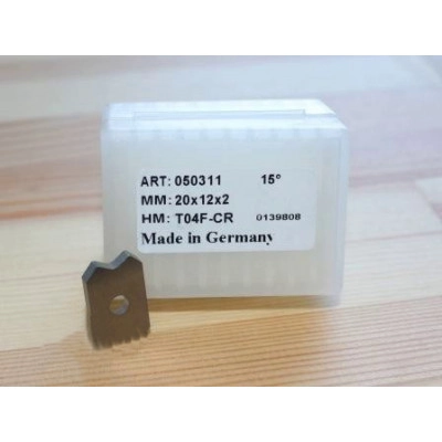 Цикля 20х12х2 R2 T04F на станок Brandt/Filato/Griggio/KDT 050311 Tigra