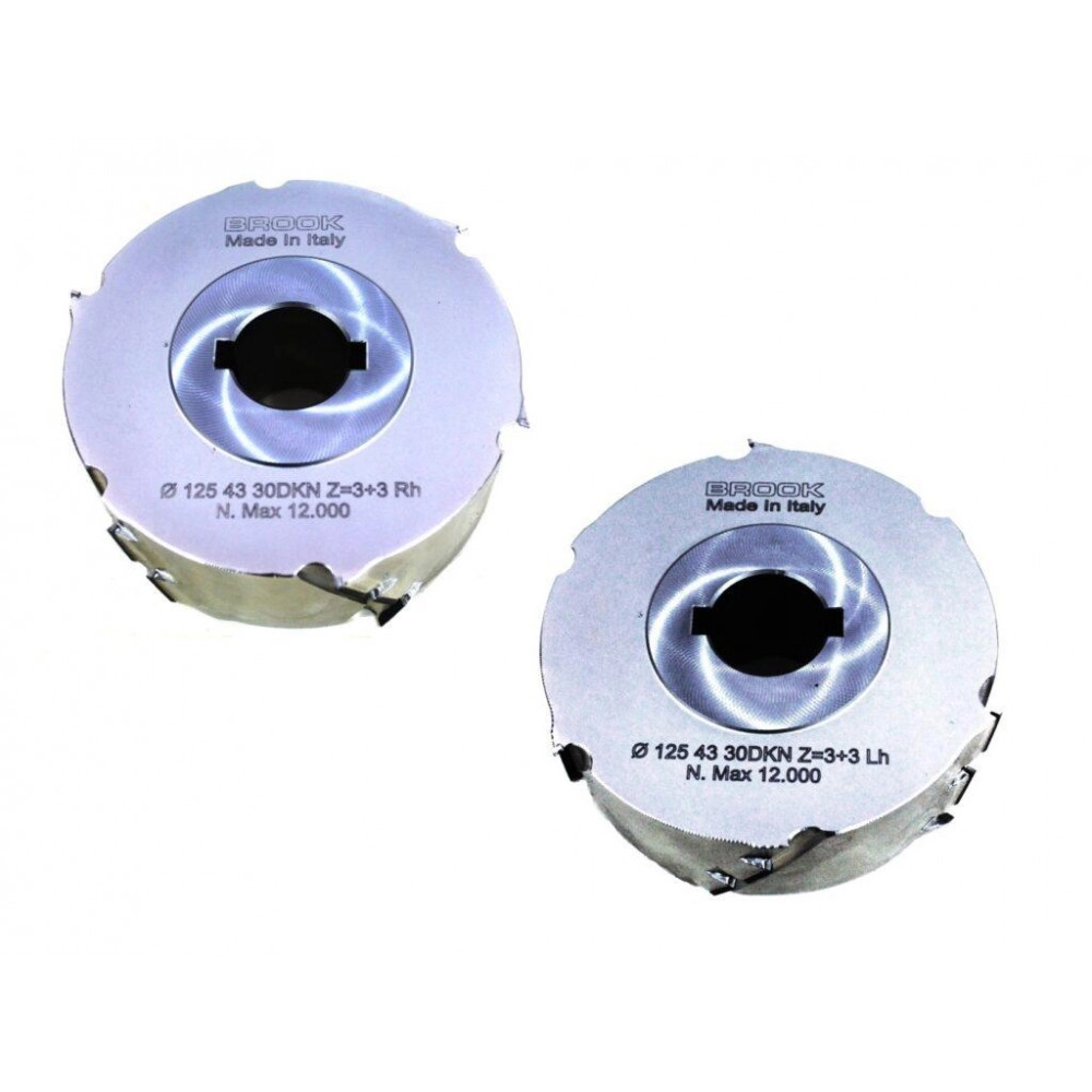 Комплект алмазных прифуговок на KDT, Filato 125х43х30 RH+LH