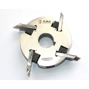 Фреза насадная HSS 122х30х32 Z=4 с профильными ножами с HM напайками