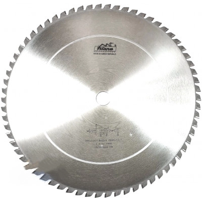 Пильный диск 355х25.4_2.2/1.8 z66 по металлу 64 WZ/FA/F Metal cut Pilana
