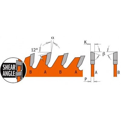272.150.40H Диск поперечного пиления 150×20+16×1,5/1,0 16° 10° ATB + 8° SHEAR z40 CMT