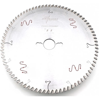 Пильный диск 250х30_3.2/2.2 z80T трапеция ST2 (ДСП) TPRS0154 RED SAMURAI
