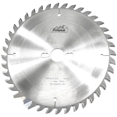 Пильный диск 250х30_3.2/2.2 z40 по дереву поперечно 81-20 WZ Pilana