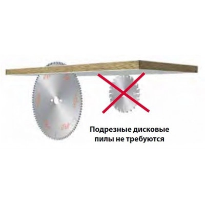 Диск пильный по ЛДСП, МДФ LU3A 0400 350×3.5/2.5×30 Z=108 Freud