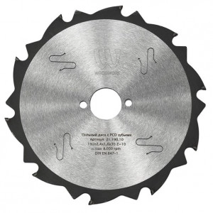 Пильный диск по фиброцементу 190x30_2.4/1.6 Z=10 A=10 алмазный 21.190.10 WOODWORK