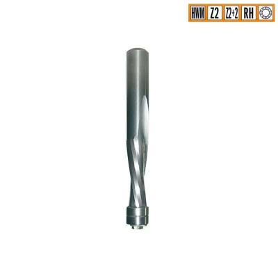 Фреза спиральная монолитная 12,7x42x114 Z=2+2 S=12 RH CMT 190.127.11B