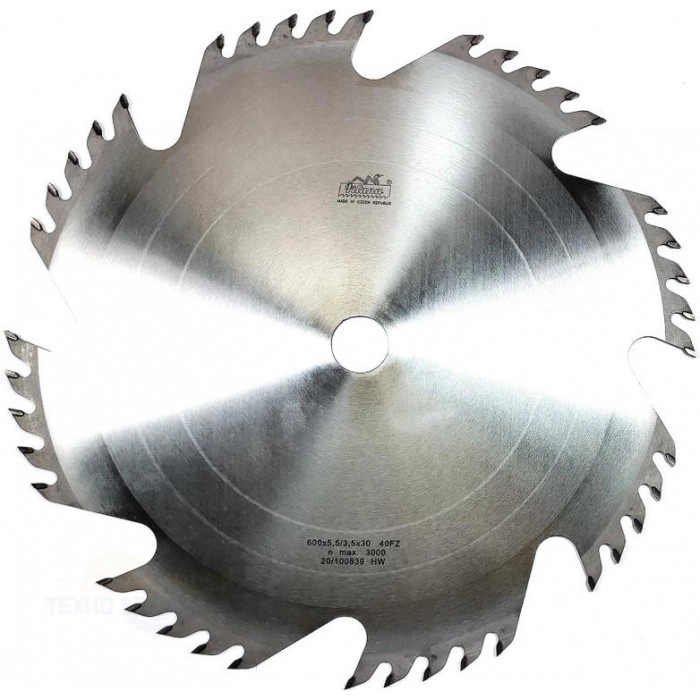 Пильный диск 600х50_5.5/3.5 z40 33.1 FZ HANIBAL Pilana