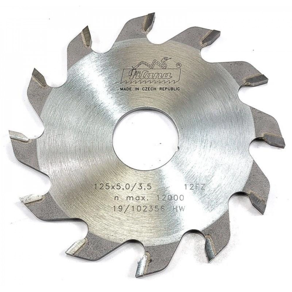 Пильный диск 125х30_4.0/2.5 z12 пазовый 92 FZ Pilana