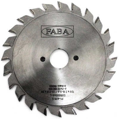 Диск подрезной PI-405S 120*2.8/3.6*20 Z12+12 GM FABA S0500066