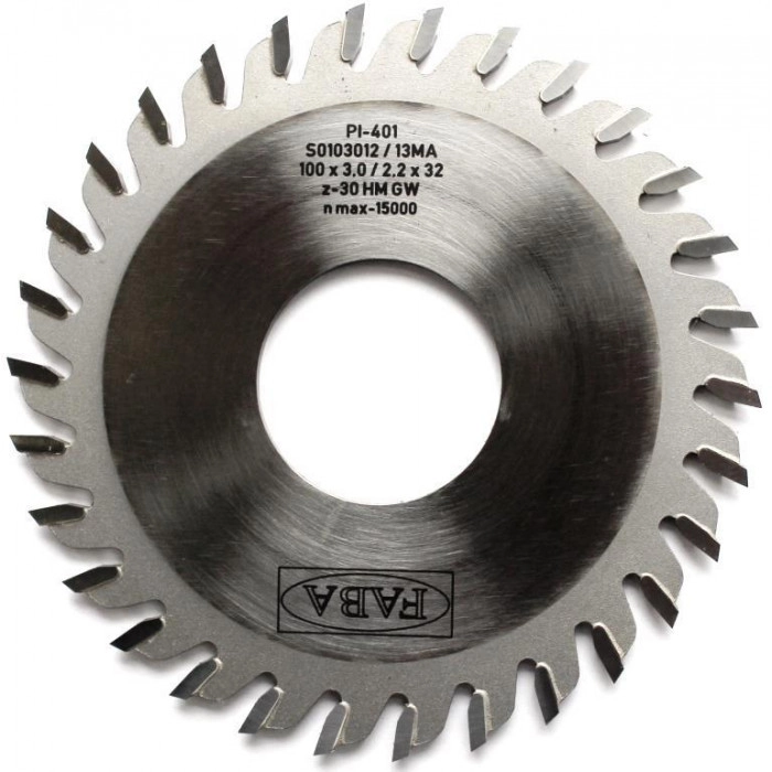 Пильный диск PI-401 100*3.0/2.2*32 Z=30 GW L (FABA) S0103012