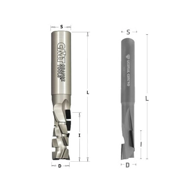 Фреза алмазная 8x27 S=8 L80 Z=3+1HW (1+1) Hdl=3.0 RH (HW Body) Utensil Centro