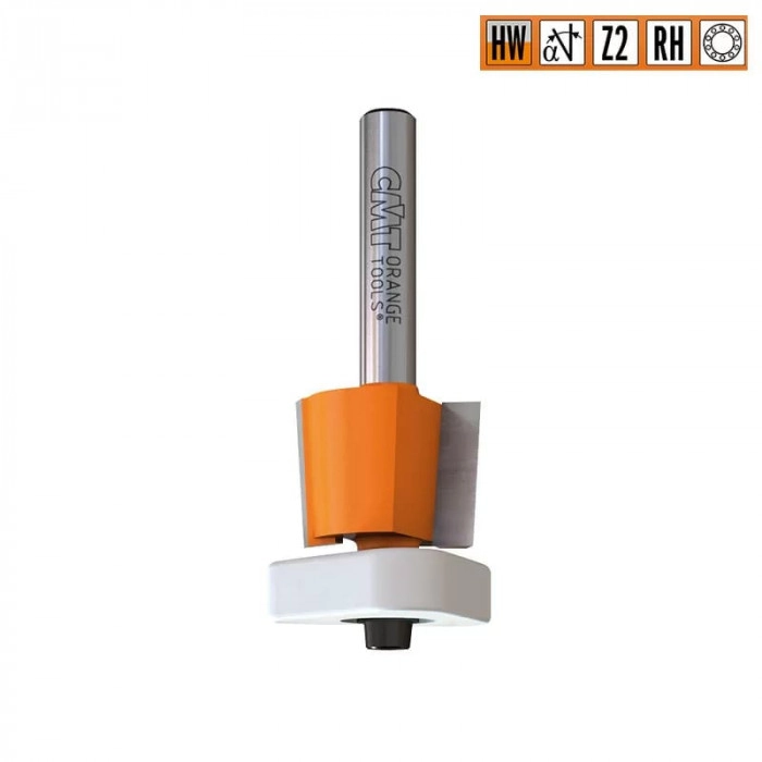 Фреза обгонная (нижн. подш.) для свесов S=8 D=12.7×12.7 SMT 907.128.11 CMT