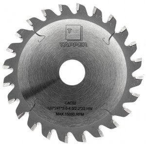 Пильный диск 120х22_3.0-4.0 z=24 K подрезной TR122224 TAPPER