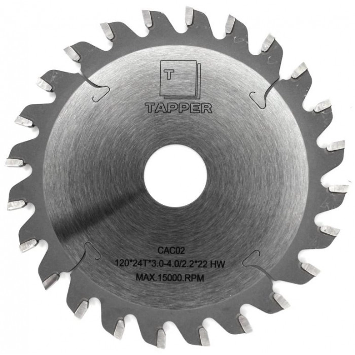 Пильный диск 120х22_3.0-4.0 z=24 K подрезной TR122224 TAPPER